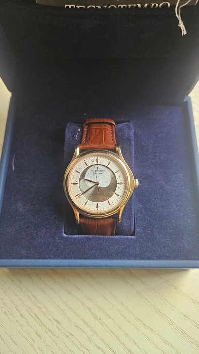 Tecnotempo  - "Moon Phase" Special Edition - Gold Tone - Ingen mindstepris - TT.50MP.RG - Mænd - 2011-nu