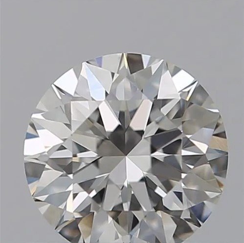 1 pcs Diamant  (Natur)  - 050 ct - Rund - E - VVS2 - Gemological Institute of America (GIA) - *3EX*