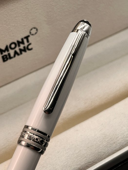 Montblanc - MONTBLANC MEISTERSTÜCK White Solitaire Classique Full Set - Rollerpen