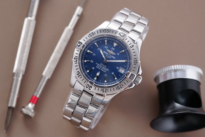 Breitling - Colt Automatic Date Blue Dial - A17350 - Mænd - 2000-2010