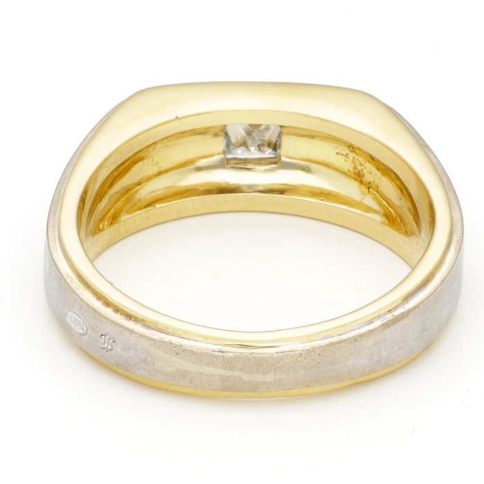 Ring - 18 kraat Gulguld, Hvidguld - Diamant 0,33 ct.