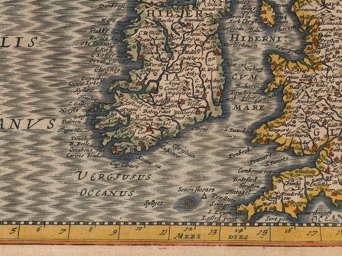 Storbritannien - England, Skotland, Irland; Petrus Kaerius / J.E. Cloppenburgh - Anglia Scotia et Hibernia - 1632