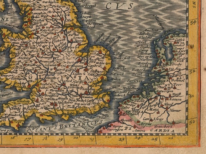 Storbritannien - England, Skotland, Irland; Petrus Kaerius / J.E. Cloppenburgh - Anglia Scotia et Hibernia - 1632