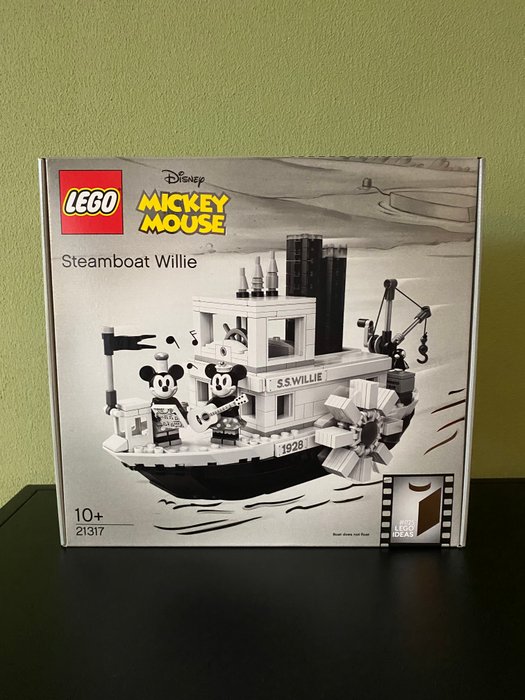 Lego - Ideas - 21317 - LEGO Ideas Disney Mickey Mouse 21317 Steamboat Willie sealed! - Danmark