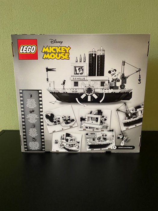 Lego - Ideas - 21317 - LEGO Ideas Disney Mickey Mouse 21317 Steamboat Willie sealed! - Danmark