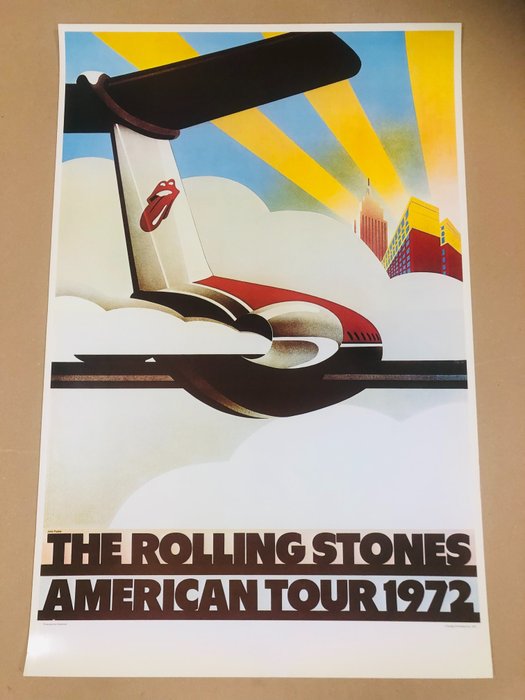 John Pasche, after - THE ROLLING STONES AMERICAN TOUR - 1970‹erne