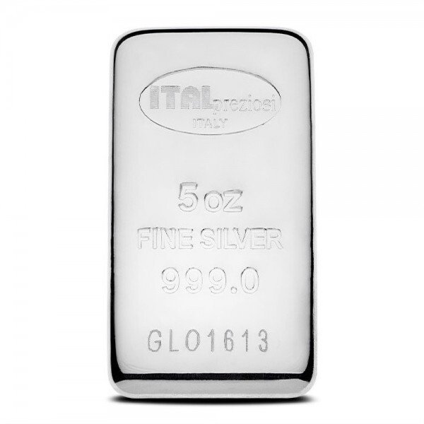 5 Troy Ounce - Sølv 999 - Italpreziosi - Med certifikat