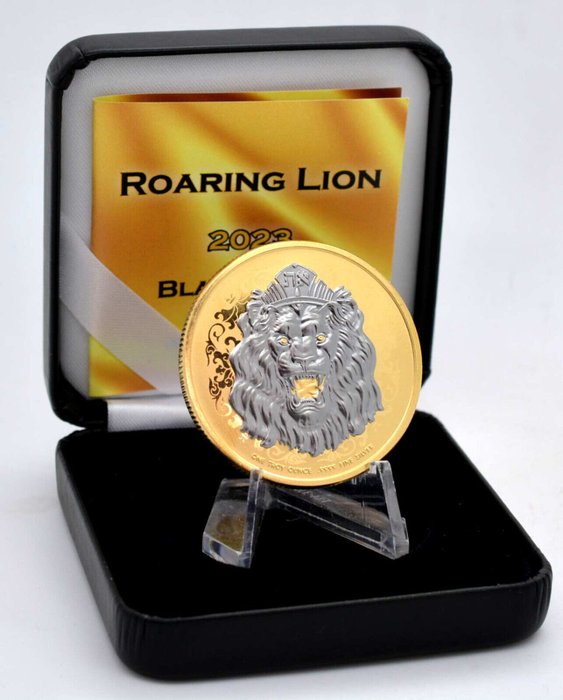 Niue 1 Dollar 2023 Roaring Lion Space - Gold Edition 1 Oz (999)  (Ingen mindstepris)