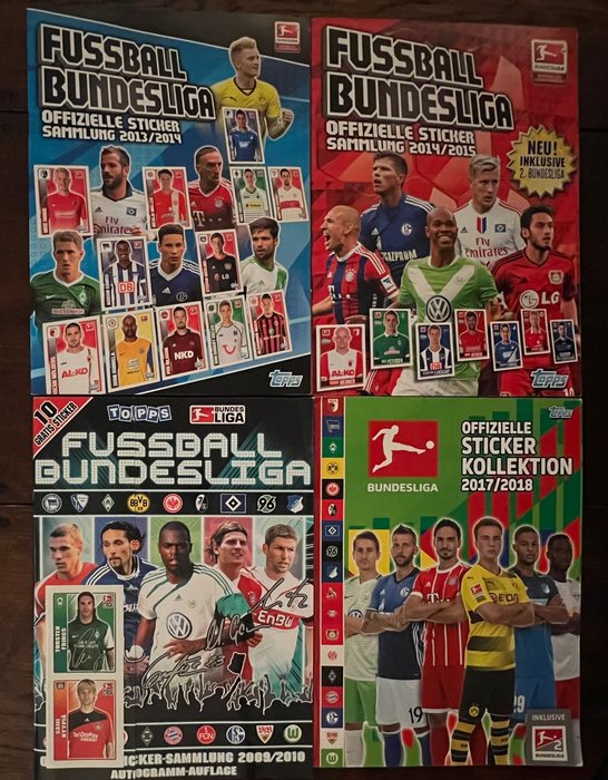 Topps - Fussball Bundesliga - 4 Complete Album