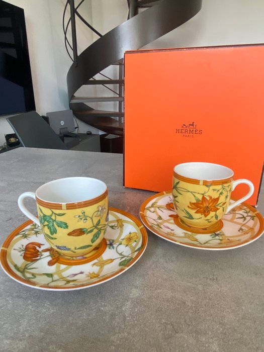 Hermès - Hermès la siesta - Kaffeservice (2) - Porcelæn