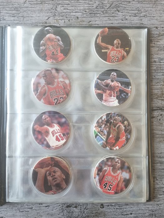 1995/96 Upper Deck NBA Pogs Michael Jordan - 1 Complete Album - Good (GD)