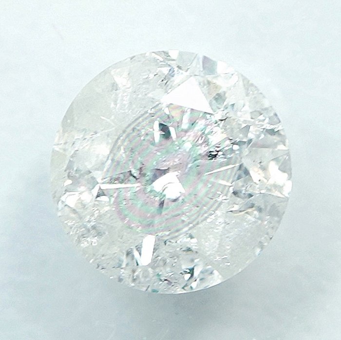 1 pcs Diamant  (Natur)  - 0.51 ct - I - I3 - International Gemological Institute (IGI)