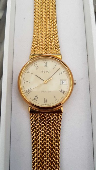 Tissot - stylist plaqué or unisexe - Ingen mindstepris - Unisex - 1990-1999