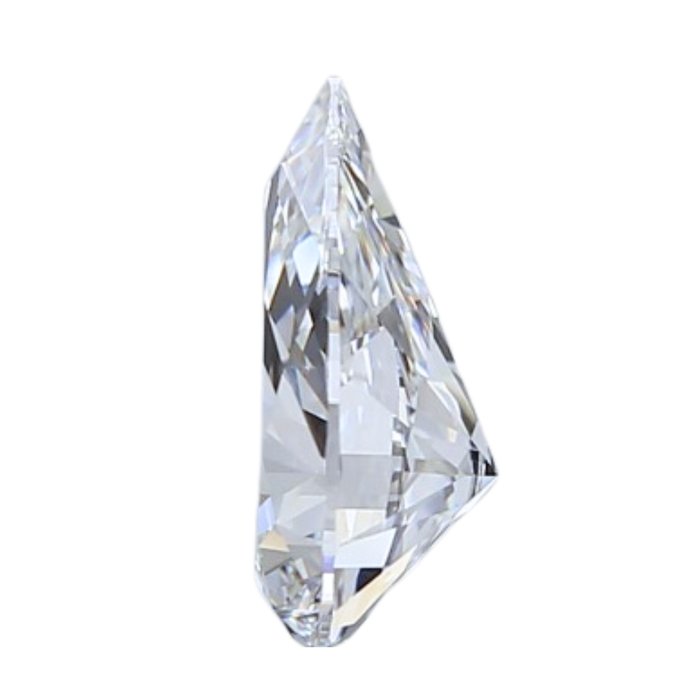 1 pcs Diamant  (Natur)  - 081 ct - Pære - D (farveløs) - VVS1 - Gemological Institute of America (GIA)