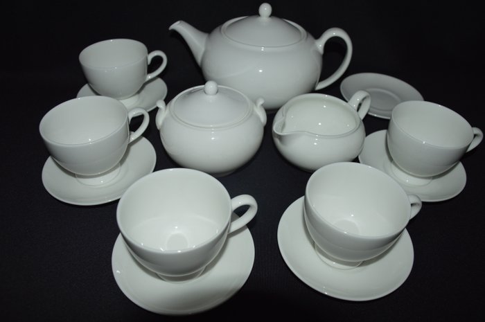 Wedgwood - Te service (14) - P-107 - Porcelæn - WEDGWOOD HVID