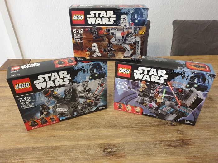 Lego - Lego Star Wars 3 Sets 75165 / 75169 / 75183 NEUOVP UnbespieltVersiegelt