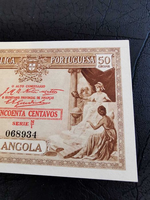 Angola. - 50 Centavos 1923 - Pick 63  (Ingen mindstepris)