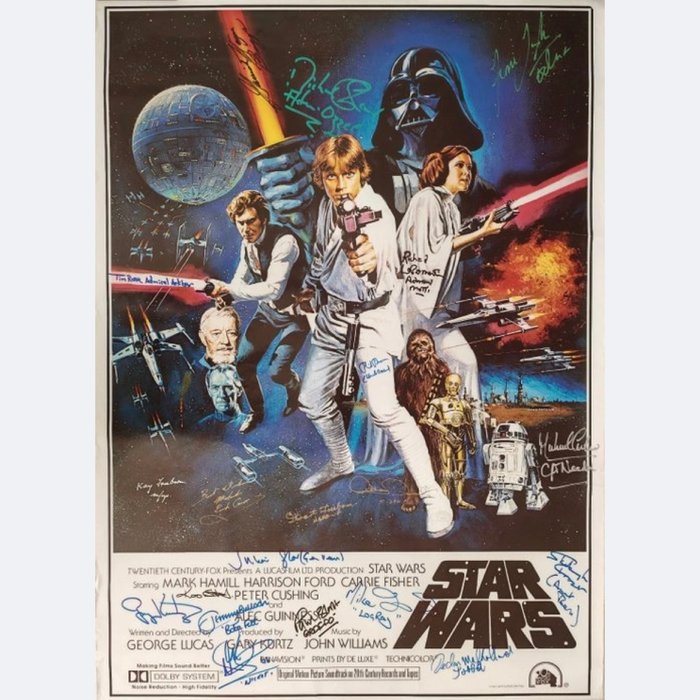 Star Wars - Signed by 20