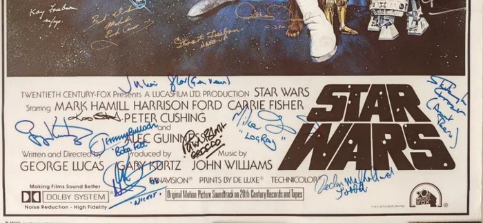 Star Wars - Signed by 20