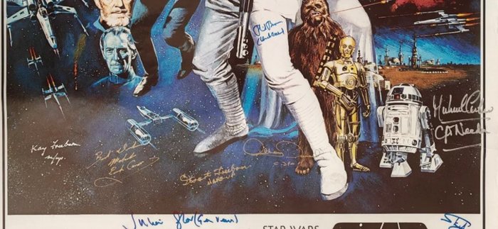 Star Wars - Signed by 20