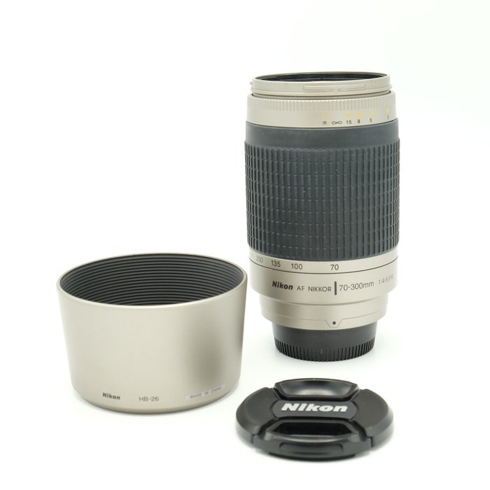 Nikon AF Nikkor 70-300mm F4-5.6G (zilver) (8032) Zoomobjektiv