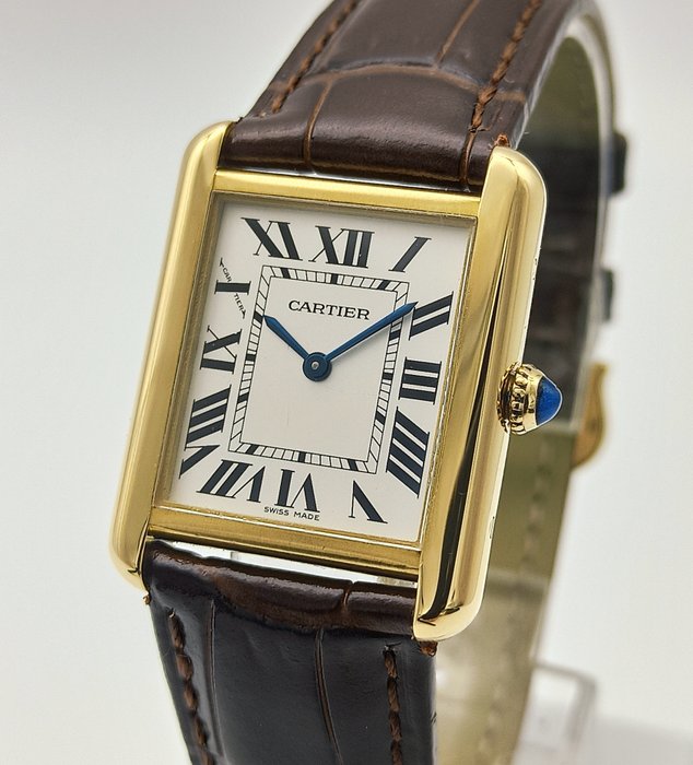 Cartier - Tank Solo “18k Yellow Gold” - W1018755 (2743) - Kvinder - 2011-nu