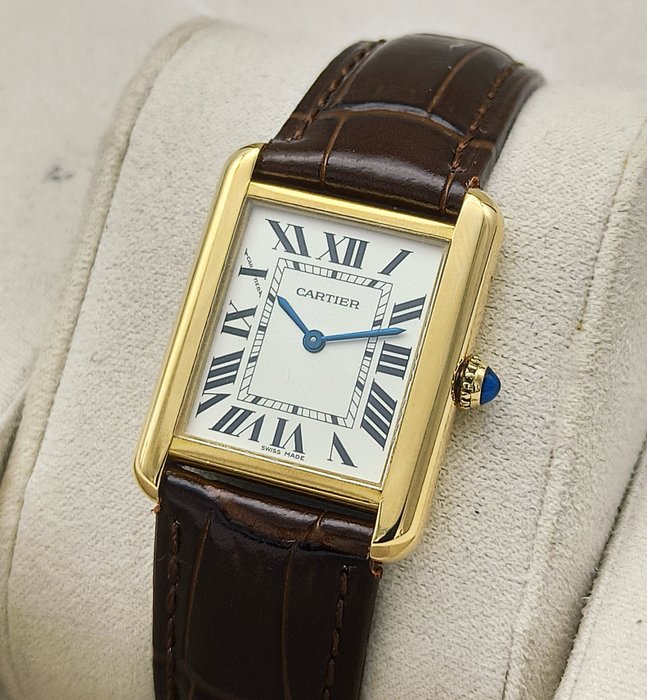 Cartier - Tank Solo “18k Yellow Gold” - W1018755 (2743) - Kvinder - 2011-nu