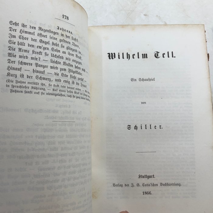 Friedrich Schiller - Works by Schiller in fine binding - 1865