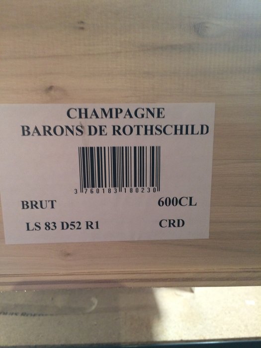 Barons de Rothschild, Concordia - Champagne Brut - 1 Mathusalem (6,0L)