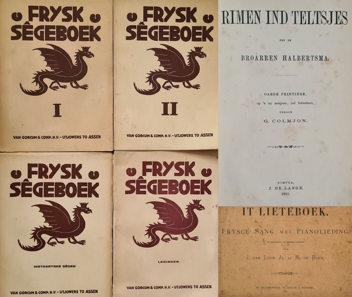 J van Loon, Bruorren Halbertsma, gerben Colmjon, S. J. van der Molen - Rimen ind Teltsjes + Frysk segeboek + It lieteboek, Frysce sang - 1876