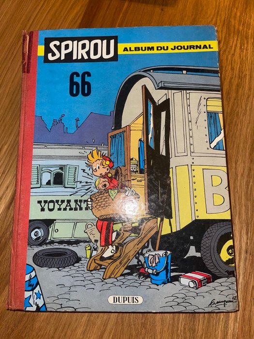 Spirou (magazine) - Recueil N°66 - 1 Album - Første belgiske udgave - 1958