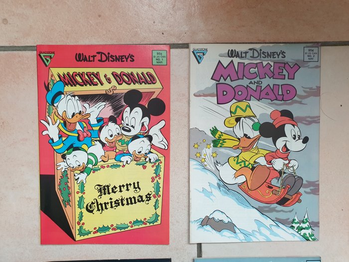 Mickey and Donald 1-18 - Walt Disney's Mickey and Donald - 18 Comic - Første udgave/genoptryk - 1988/1990