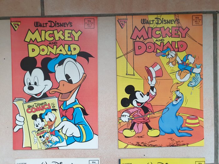 Mickey and Donald 1-18 - Walt Disney's Mickey and Donald - 18 Comic - Første udgave/genoptryk - 1988/1990