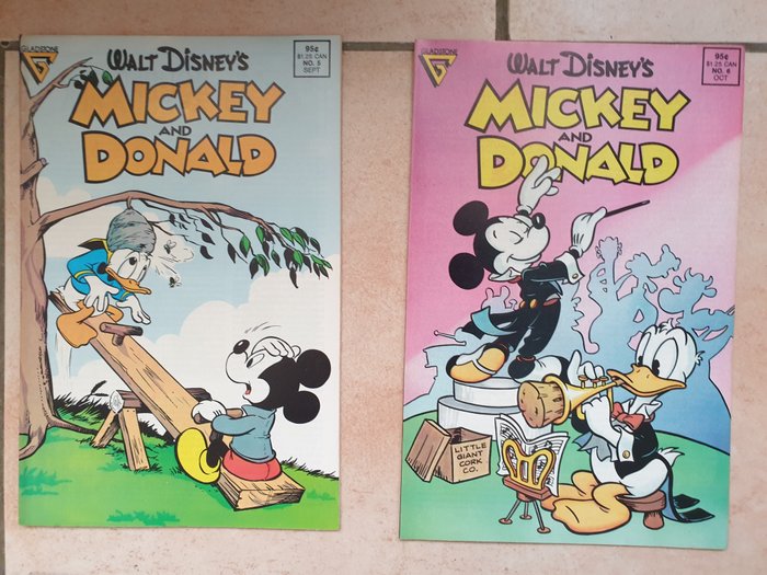 Mickey and Donald 1-18 - Walt Disney's Mickey and Donald - 18 Comic - Første udgave/genoptryk - 1988/1990