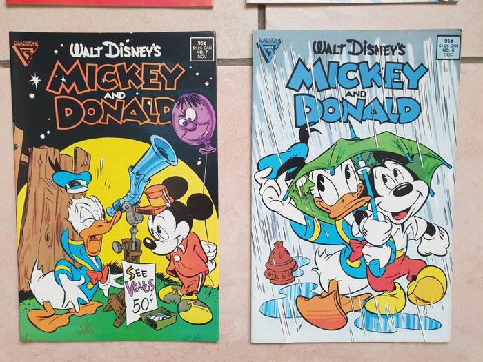 Mickey and Donald 1-18 - Walt Disney's Mickey and Donald - 18 Comic - Første udgave/genoptryk - 1988/1990