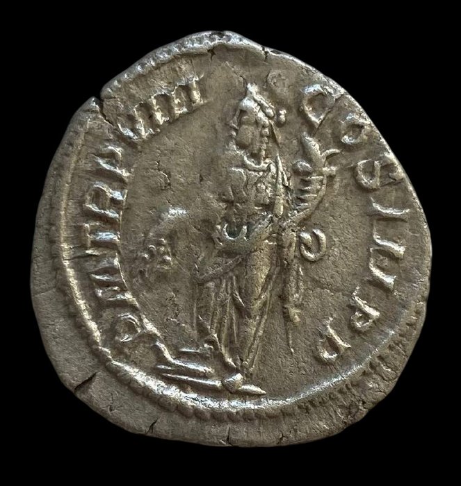 Romarriket Severus Alexander (AD 222-235) Denarius Rome - Annona  (Ingen mindstepris)