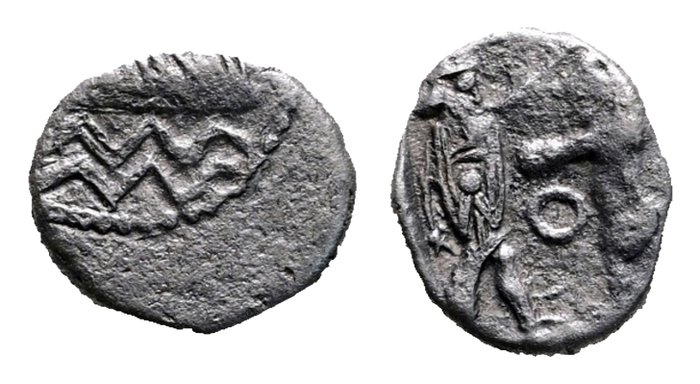 Fønikien Sidon Ba`alšillem (Sakton) II 1/16 Shekel 401-365 BC  (Ingen mindstepris)