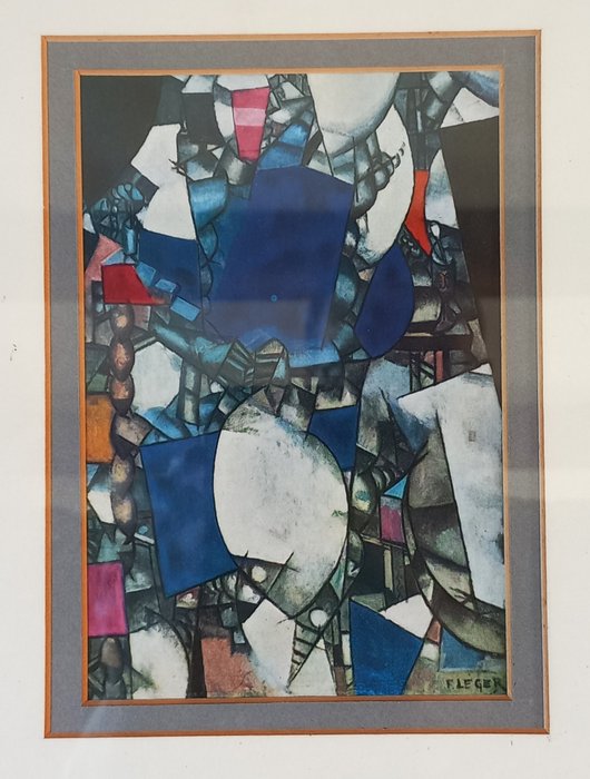 Fernand Léger (1881-1955), (d'après) - Femme en bleu 1912