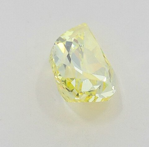 1 pcs Diamant  (Naturfarvet)  - 0.31 ct - Pære - Fancy Gul - I1 - Gemological Institute of America (GIA)