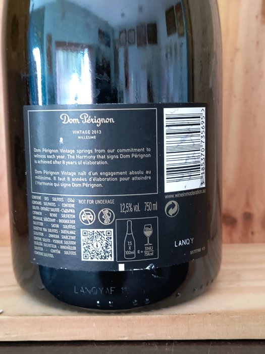 2013 Dom Pérignon - Champagne Brut - 1 Flaske (0,75L)