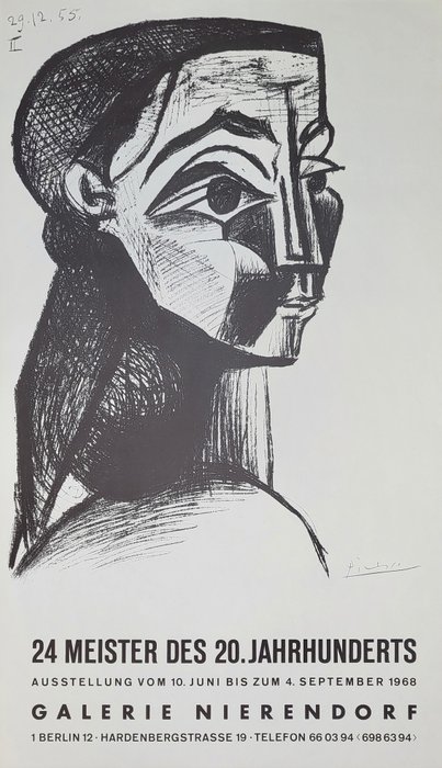 Pablo Picasso - Galerie Nierendorf