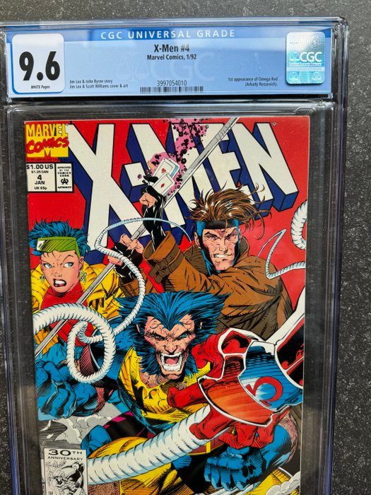 X-Men #4 - 1 Graded comic - 1992 - CGC 9.6