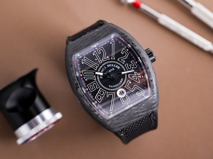 Franck Muller - Vanguard - V 45 SC DT Carbon NR - Mænd - 2011-nu