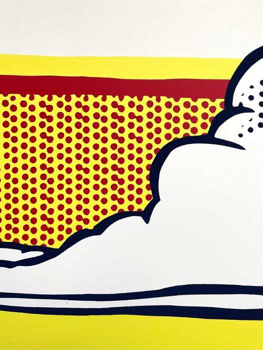 Roy Lichtenstein (d'après) - Cloud and Sea - Impression sous licence Achenbach - Année 1989