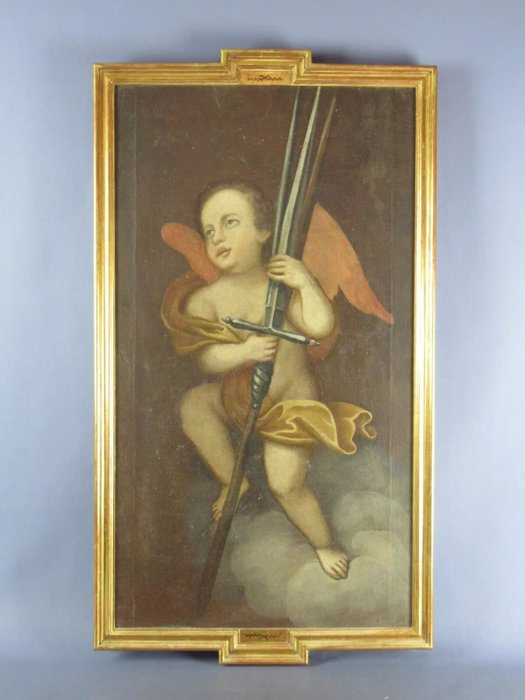 Scuola italiana (XIX-XX) - Putto con spada