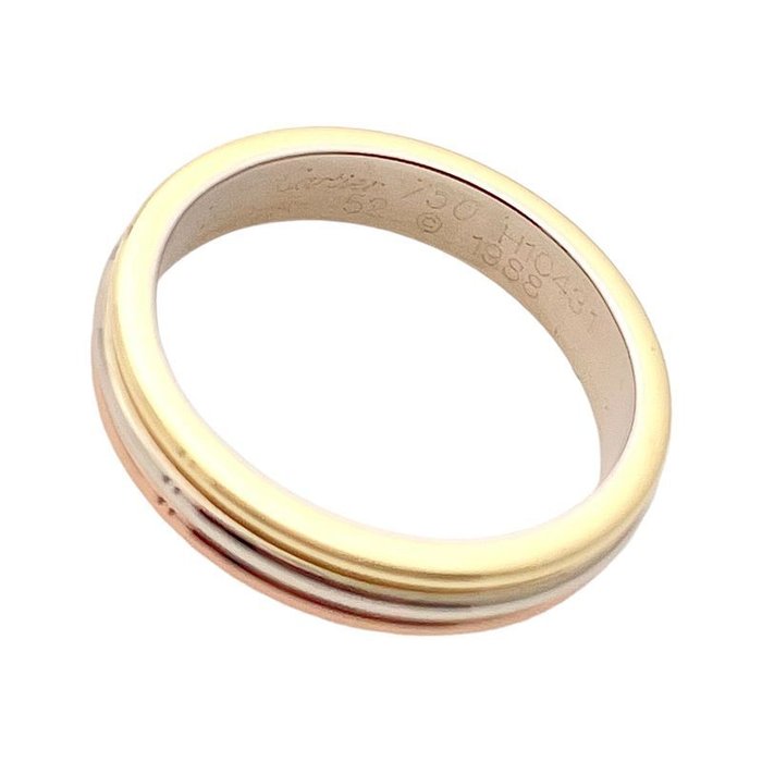 Cartier - Ring - Trinity - 18 kraat Gulguld, Hvidguld, Rosaguld - Klassisk Trinity Ring