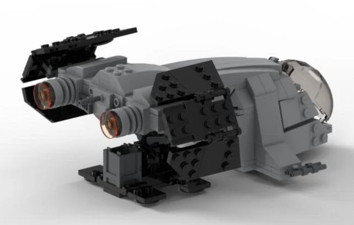 Lego - Star Wars - Lego Imperial Dropship Transport Star Wars Custom Moc