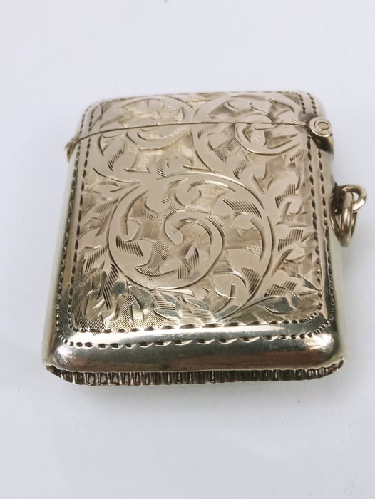 Vesta etui - JR Birmingham, 1919 - .925 sølv - Match Case