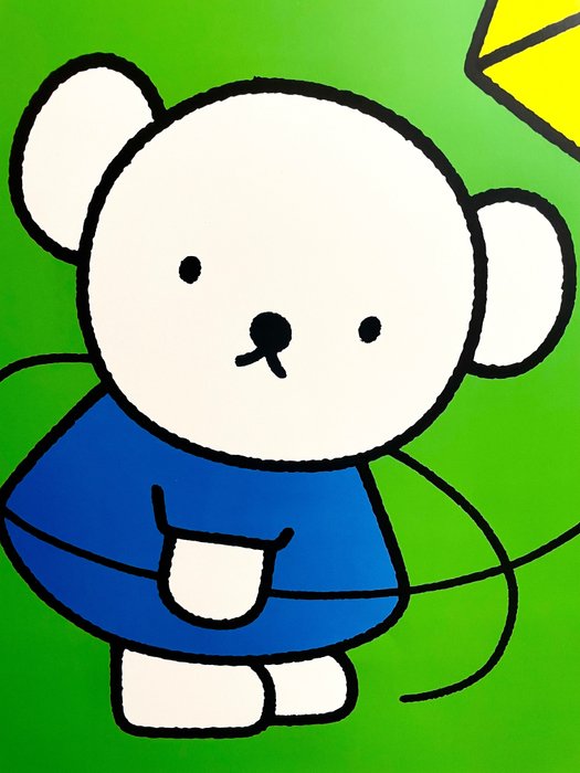 Dick Bruna - Boris Bear playing kite - 1980‹erne