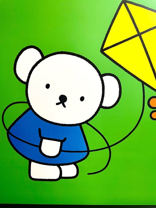 Dick Bruna - Boris Bear playing kite - 1980‹erne